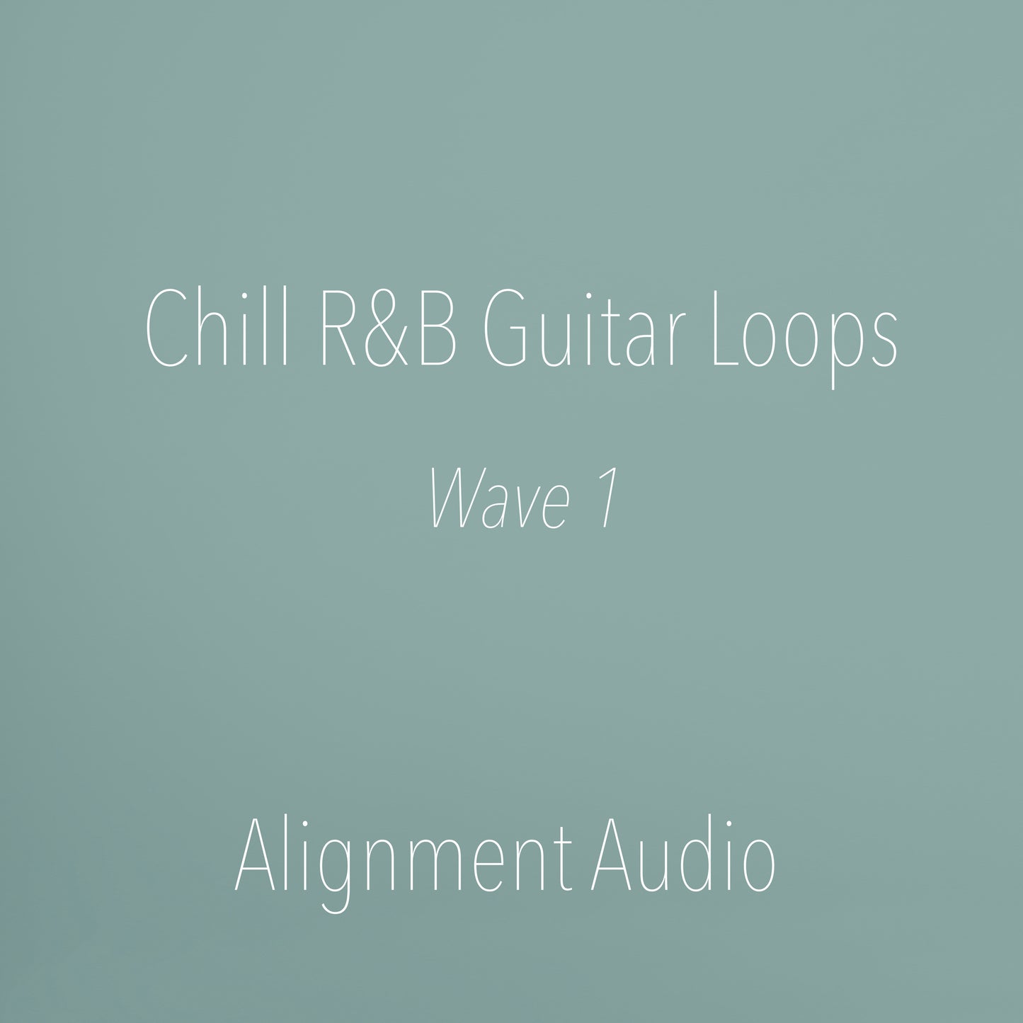 Chill R&B Guitar Loops, Wave 1 (Limited: Only 25 Available)